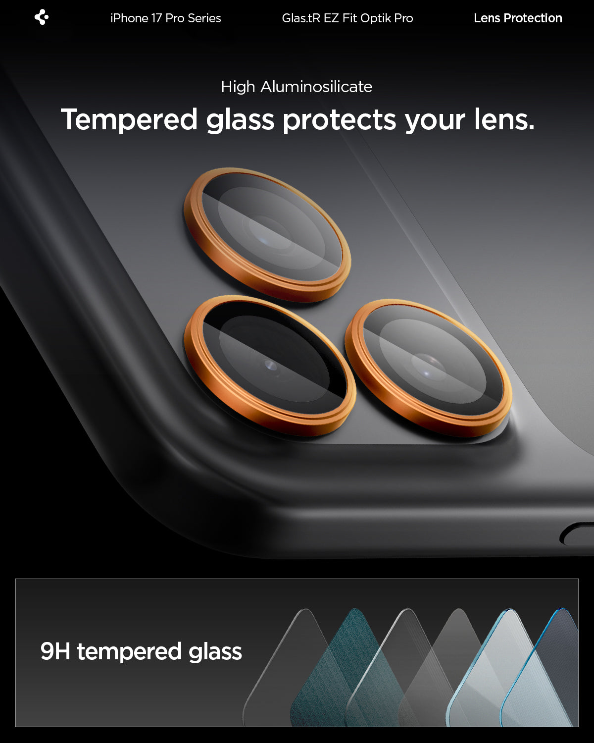 iPhone 17 Series - Optik Pro EZ Fit Lens Protector