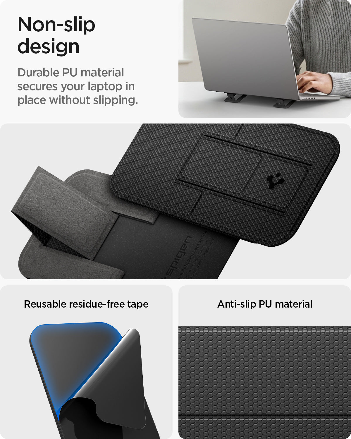 Slim Fold Laptop Stand | Adhesive