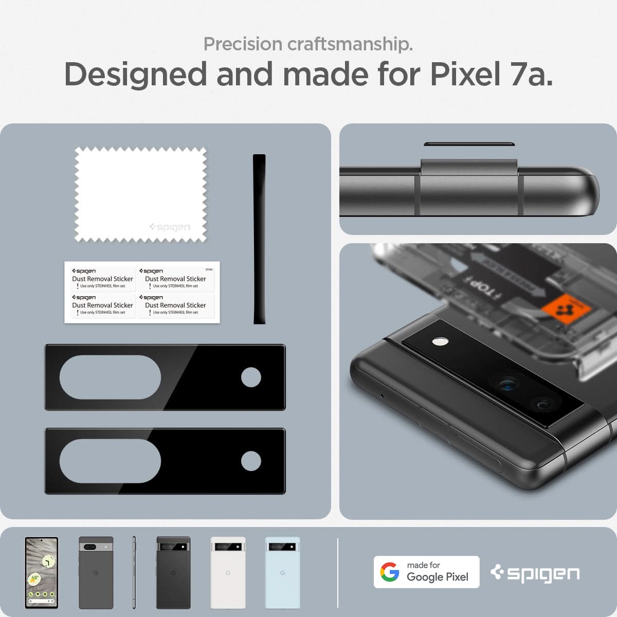 Pixel 7 Series - Optik EZ Fit Lens Protector