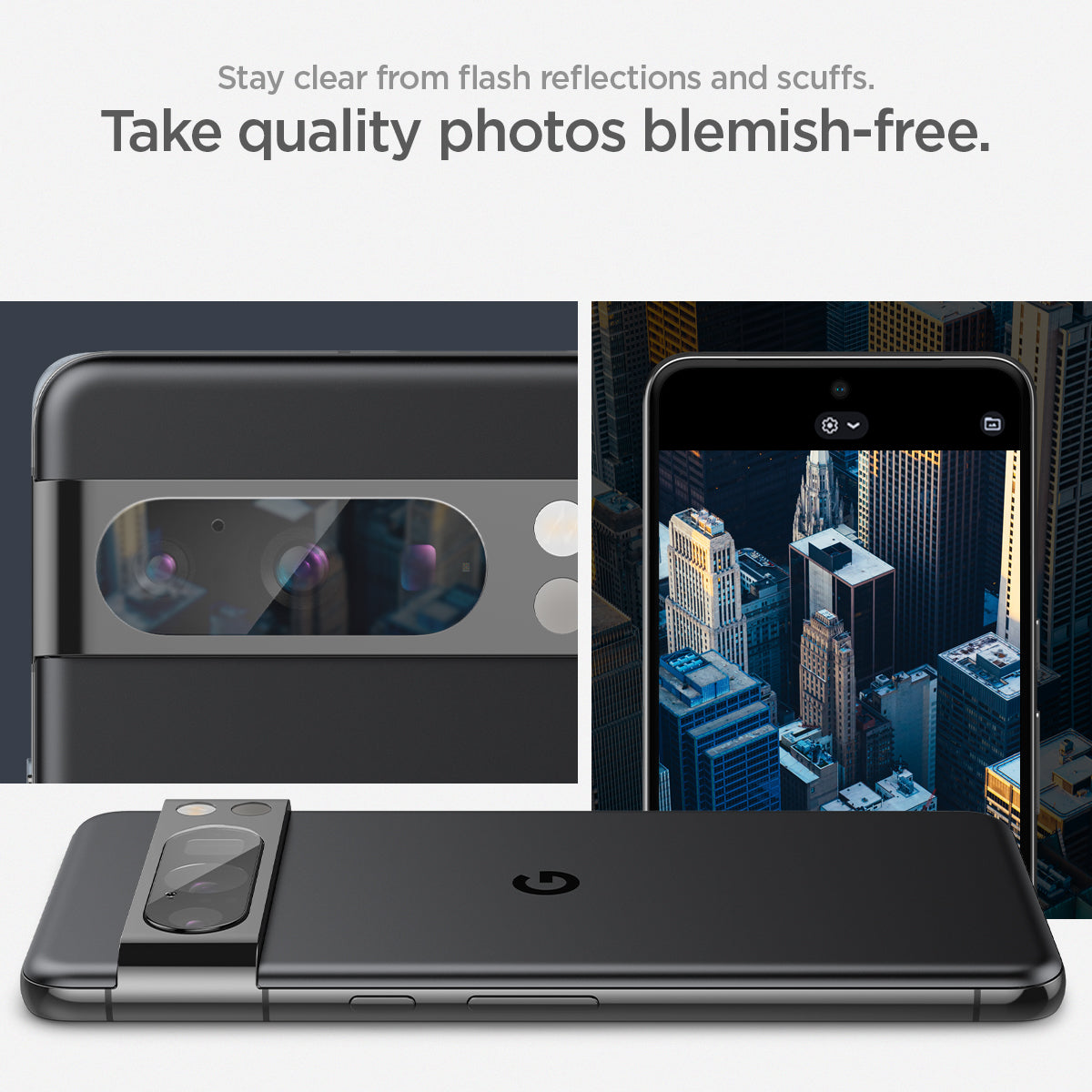 Pixel 8 Series - Optik EZ Fit Lens Protector