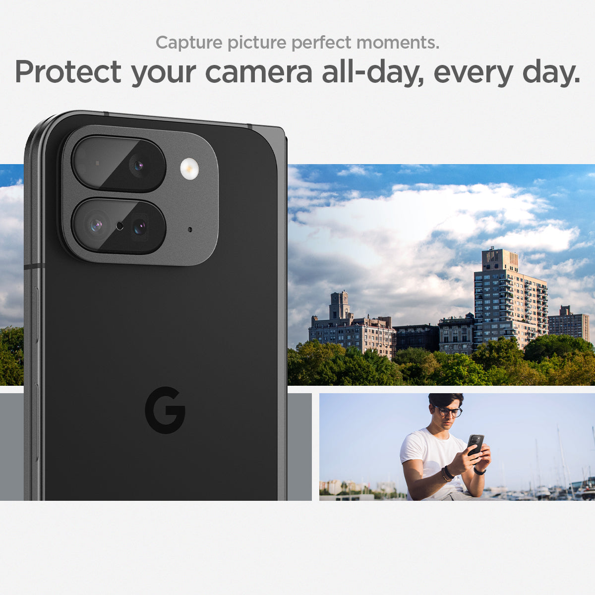 Pixel 9 Series - Optik EZ Fit Lens Protector
