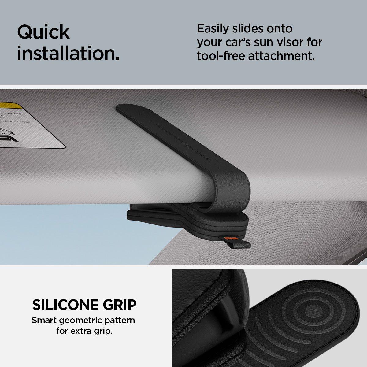 Visor Leather Sunglass Holder | SH101