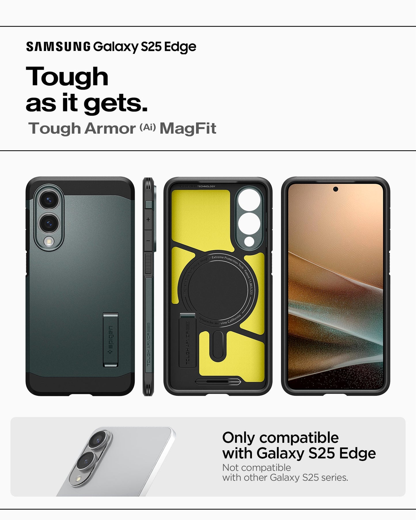 Galaxy S25 Edge - Tough Armor AI (Mag Fit)