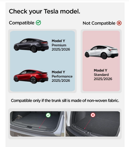 Tesla Series - Trunk Sill Guard | TG100-YJ