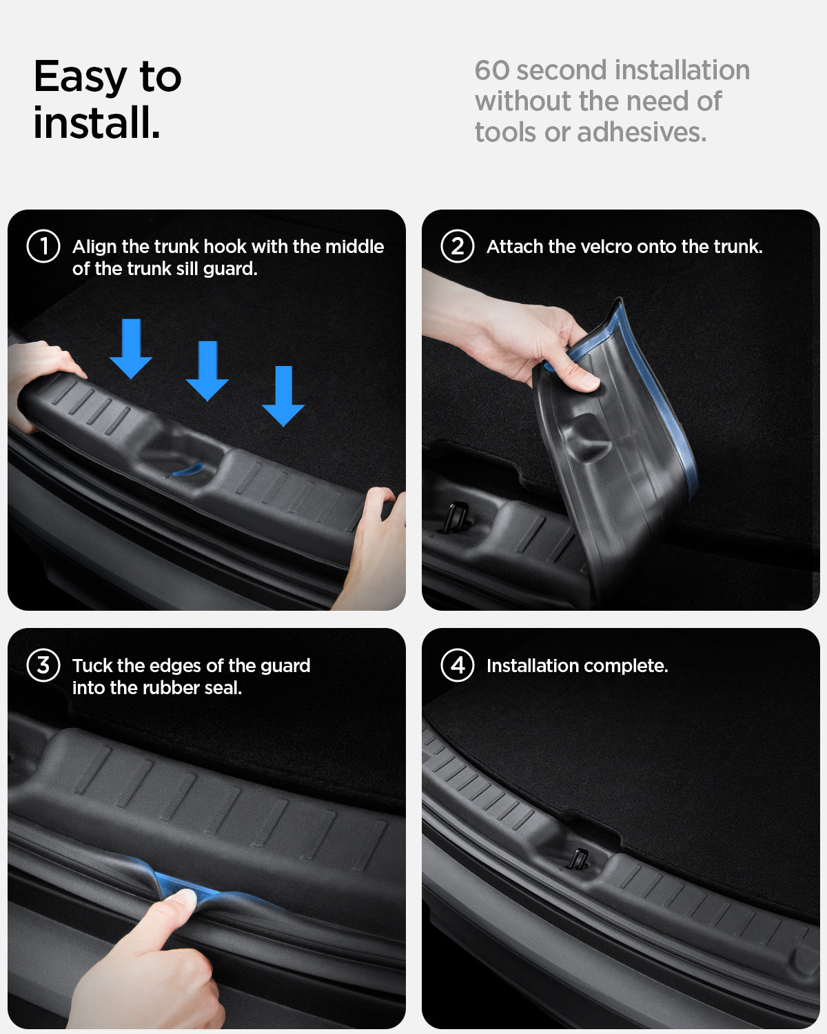 Tesla Series - Trunk Sill Guard | TG100-YJ