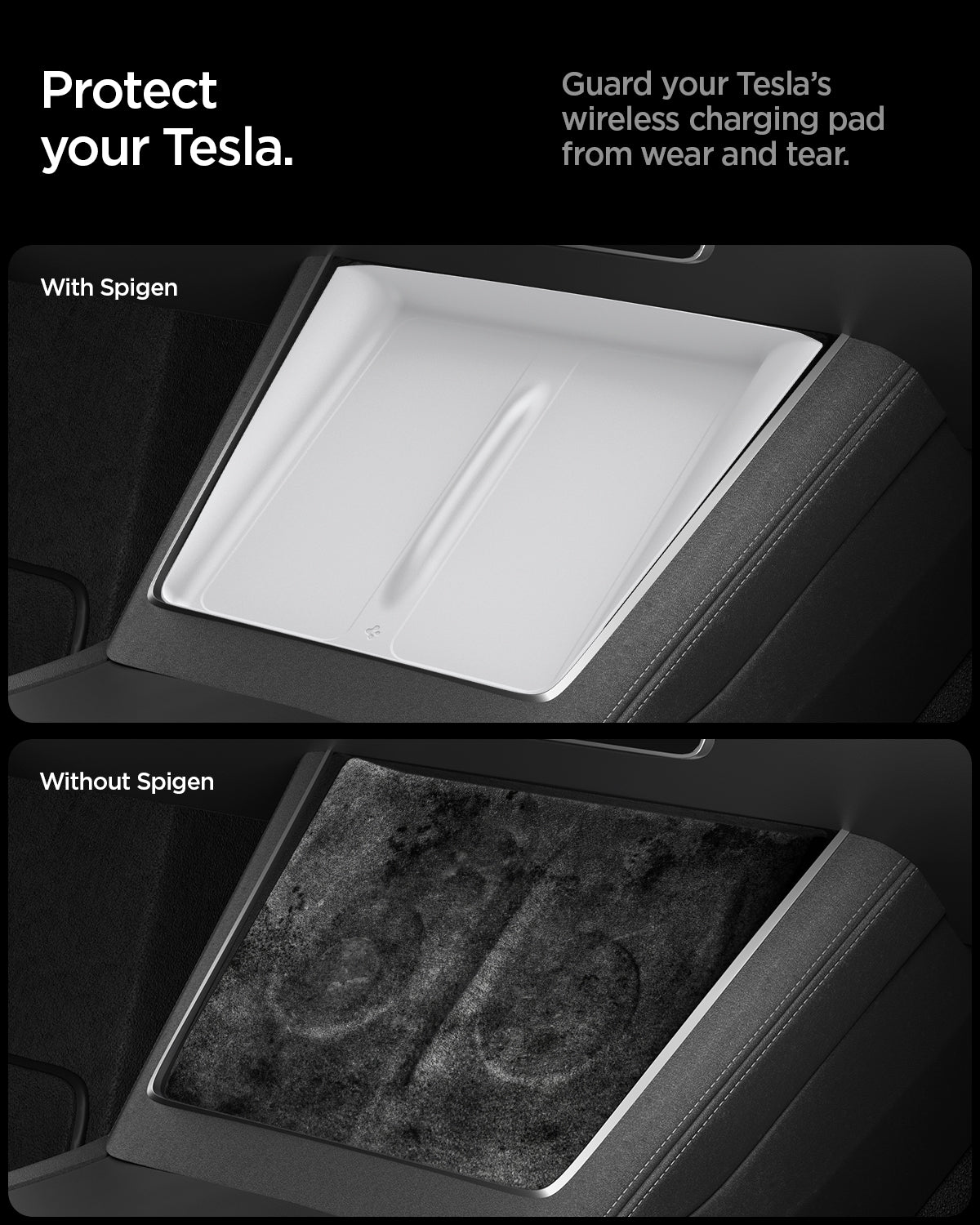 Tesla Series - Wireless Charging Pad Cover