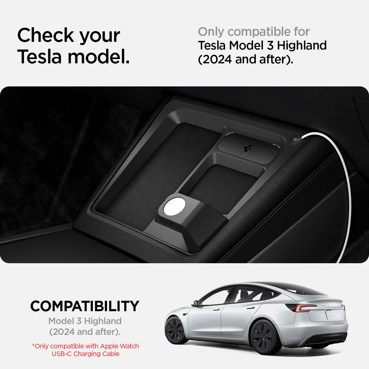 Tesla Series - 3 in 1 Charging Organizer | TO272