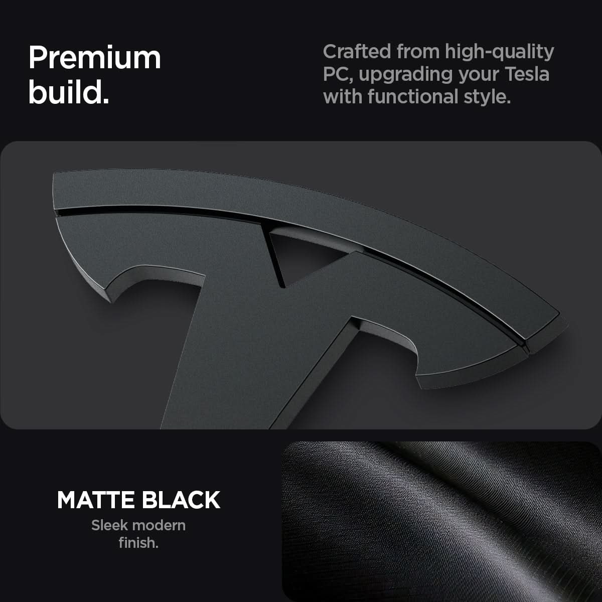 Tesla Series - Front Emblem Logo