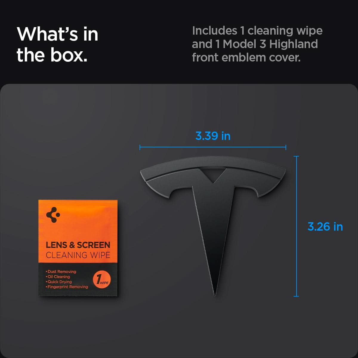 Tesla Series - Front Emblem Logo