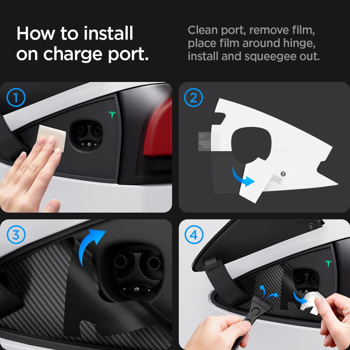 Tesla Series - Charging Port Protective Film
