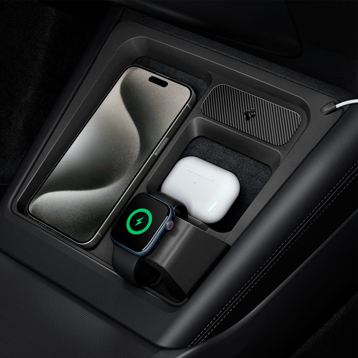 Tesla Series - 3 in 1 Charging Organizer | TO272
