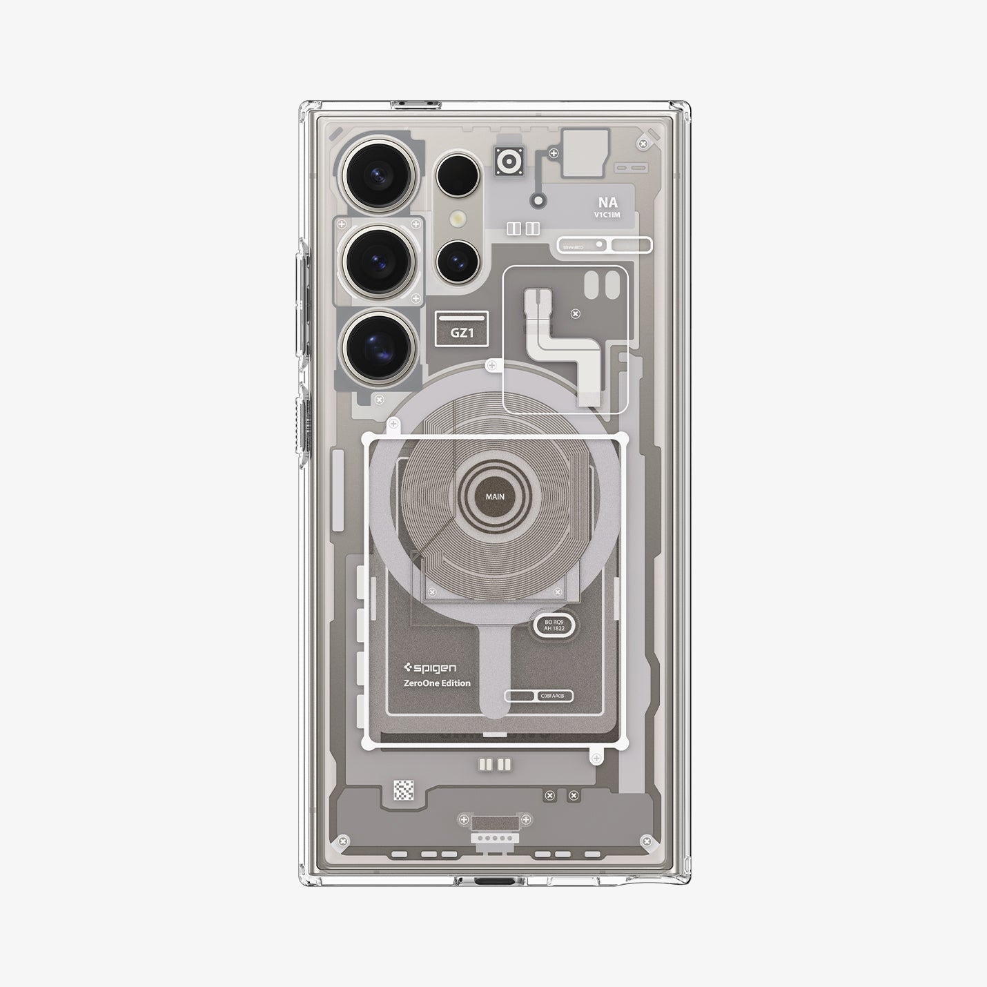 Galaxy S24 Series - Ultra Hybrid Metal Ring Zero One (Mag Fit)